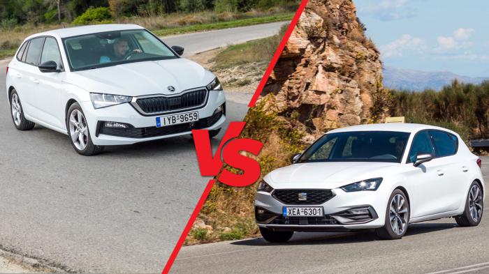 Seat Leon VS Skoda Scala: Mε 880 ευρώ διαφορά, ποιο μικρομεσαίο να πάρω? 